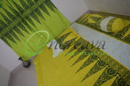 Yellow Bed cover